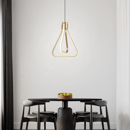 LED-люстра на тросі ZING LED/19W/230V золота