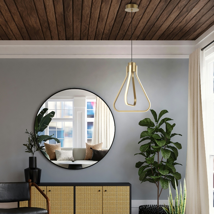 LED-люстра на тросі ZING LED/19W/230V золота
