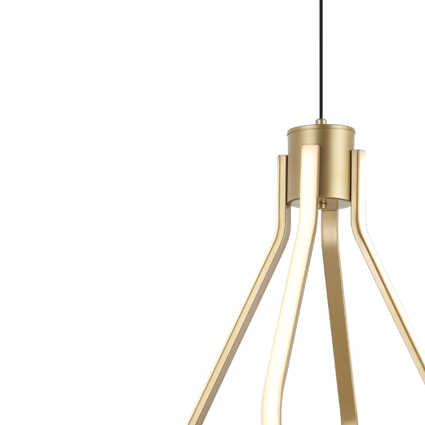 LED-люстра на тросі ZING LED/19W/230V золота