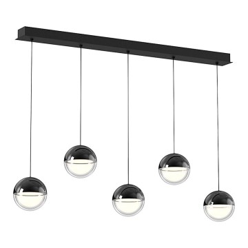 LED люстра на тросі ZIREA LED/30W/230V чорна