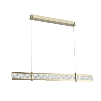 Кришталева підвісна LED-люстра ENRIQUE на тросі, з регульованою яскравістю LED/20W//230V 3000-6000K + пульт дистанційного керування
