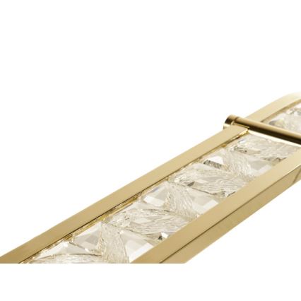 Кришталева підвісна LED-люстра ENRIQUE на тросі, з регульованою яскравістю LED/20W//230V 3000-6000K + пульт дистанційного керування