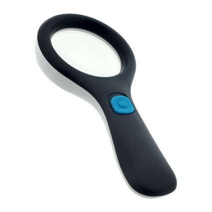 LED лупа 3× увеличение с подсветкой LED/3W/2xAAA IP22