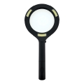 LED-лупа 3× збільшення з LED-підсвічуванням, 3W, живлення 2×AA, IP22
