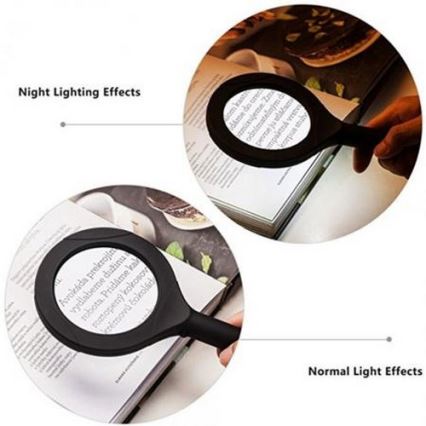 LED Лупа 5×ZOOM з підсвічуванням LED/3W IP44