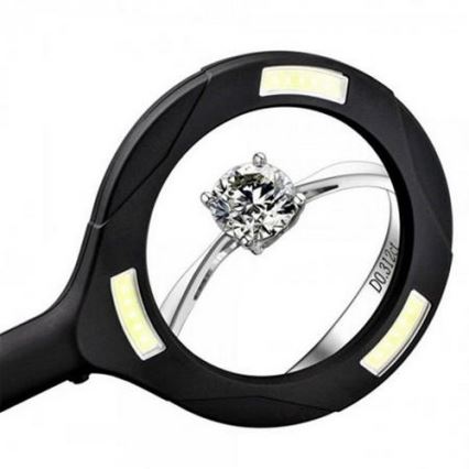 LED Лупа 5×ZOOM з підсвічуванням LED/3W IP44
