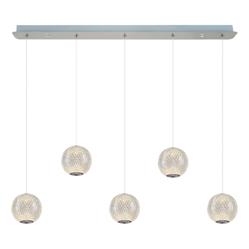 LED Лустер наужа CREMONA 5xLED/5W/230V 3000K матов хром