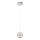 LED Lustr na lanku CREMONA 1xLED/5W/230V 3000K matný chrom