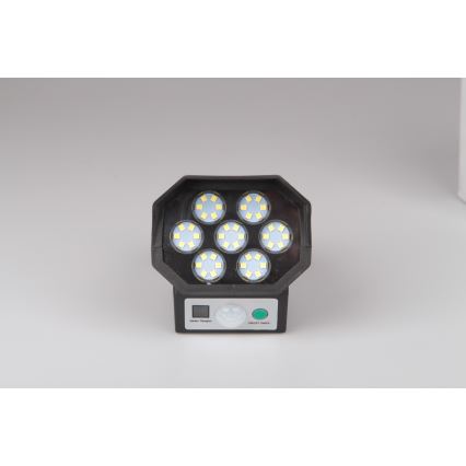 LED Макет камери відеоспостереження з датчиком та із сонячною панеллю LED/5W/5,5V 800 mAh IP65 + пульт дистанційного керування