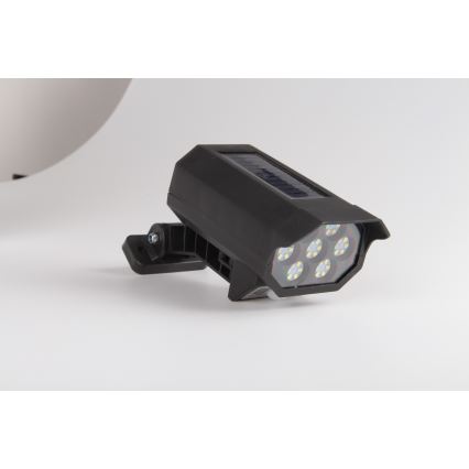 LED Макет камери відеоспостереження з датчиком та із сонячною панеллю LED/5W/5,5V 800 mAh IP65 + пульт дистанційного керування