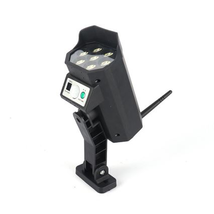 LED Макет камери відеоспостереження з датчиком та із сонячною панеллю LED/5W/5,5V 800 mAh IP65 + пульт дистанційного керування