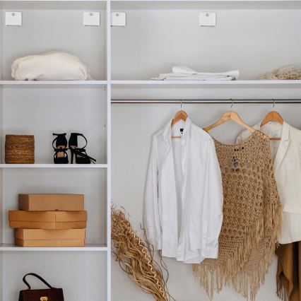 LED Меблевий світильник з датчиком LED/0,8W/4,5V 3xAAA білий