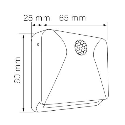 LED Меблевий світильник з датчиком LED/0,8W/4,5V 3xAAA білий