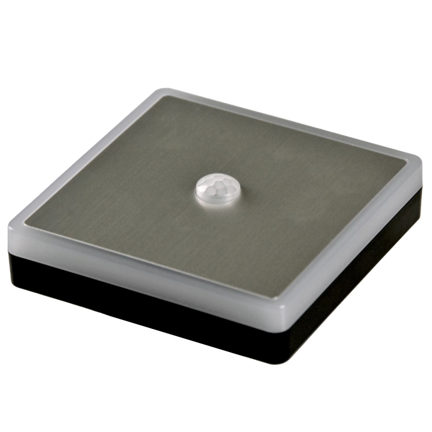 LED Меблевий світильник з датчиком LED/1,5W/4,5V 3xAA матовий хром