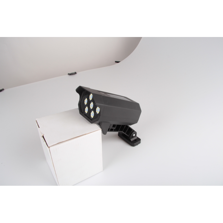 LED-муляж камеры видеонаблюдения с датчиком и солнечной панелью, LED/5W/5,5V, 800 mAh, IP65 + пульт дистанционного управления