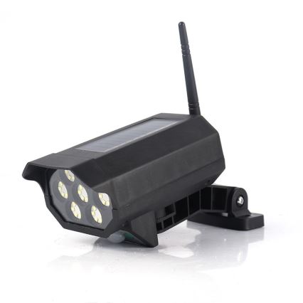 LED-муляж камери спостереження з датчиком та сонячною панеллю LED/5W/5,5V 800 mAh IP65 + пульт дистанційного керування