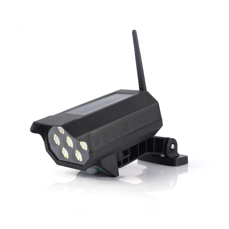 LED-муляж камери спостереження з датчиком та сонячною панеллю LED/5W/5,5V 800 mAh IP65 + пульт дистанційного керування