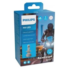 LED Мотолампа Philips ULTION 11342 U6000 X1 H4 P43t-38/18W/12V 5800K