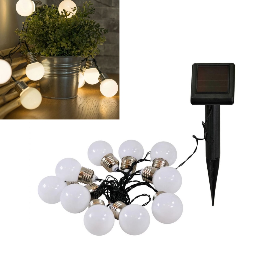 LED На сонячній батареї декоративна гірлянда LED/1,2V 300 mAh 3,8 м IP44