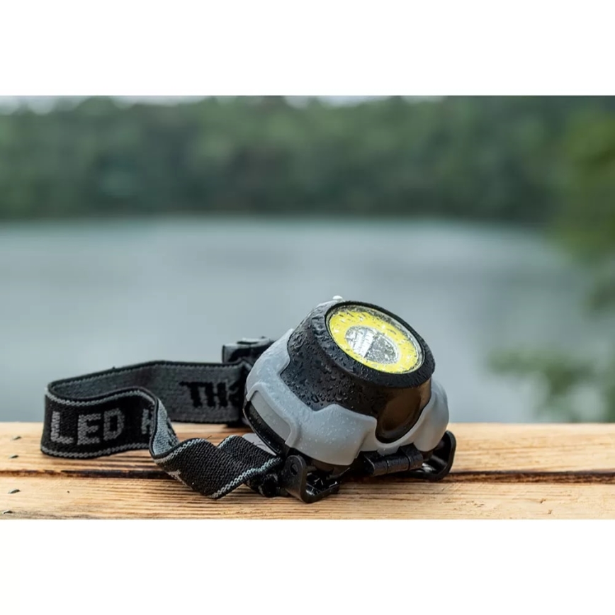 LED Налобний ліхтар 2xLED/3xAAA IP44 170 lm