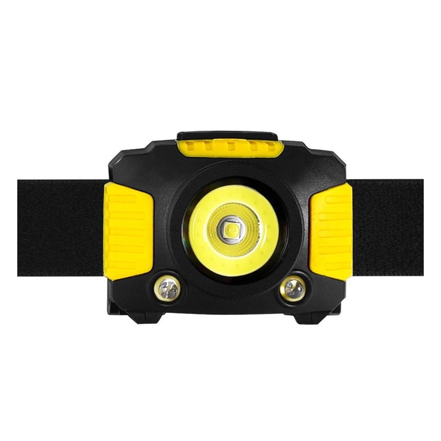 LED Налобний ліхтар 2xLED/5W/3xAAA + LED/3W