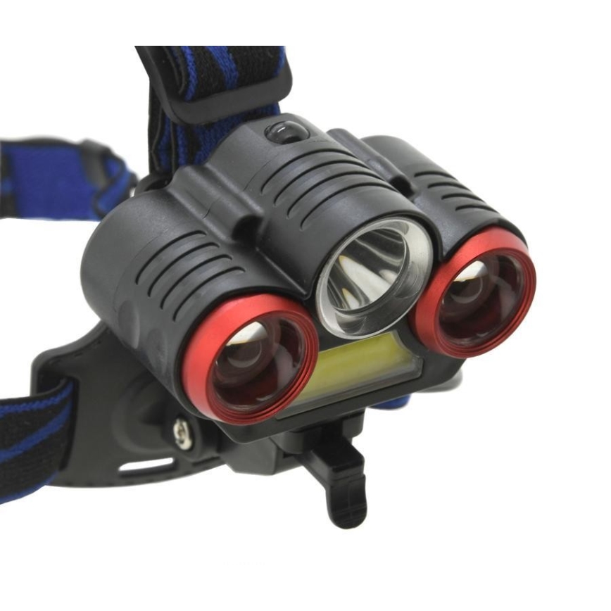 Світлодіодний налобний ліхтар з USB-зарядкою LED/USB 670 лм 3000 мАг