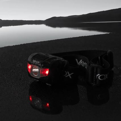 LED Налобний ліхтар з регулюванням яскравості 3xLED/3xAAA IPX4 100 лм