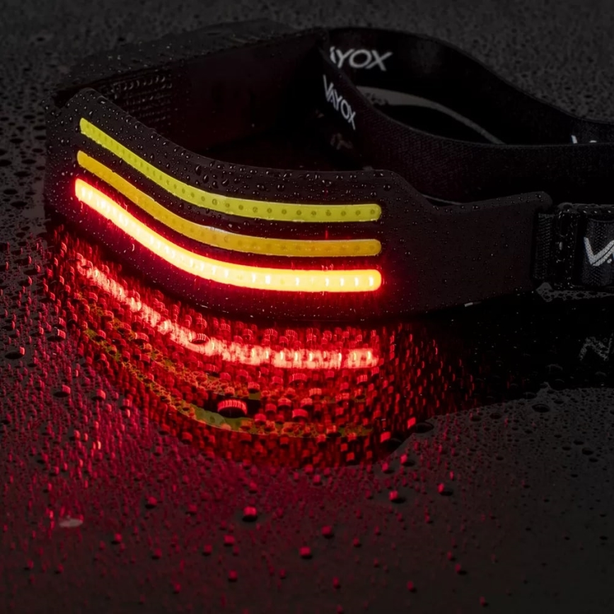 Светодиодный налобный фонарь с регулируемой яркостью, сенсором и красным светом, 4xLED/5V IP44, 300 лм, 1200 мАч