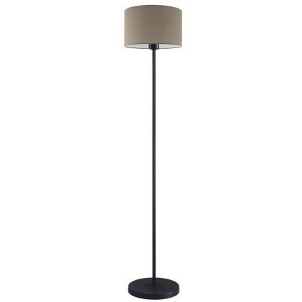LED напольная лампа TUNJA 1xE27/20W/230V Ø 30 см черный/тауп