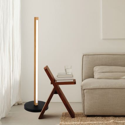 LED напольная лампа VERDE LED/18W/230V 3000K дуб/чёрный