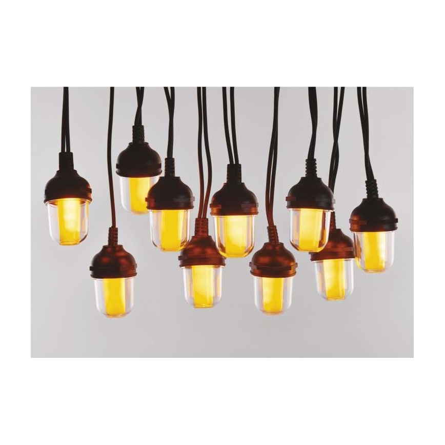 LED наружная декоративная гирлянда 100 светодиодов/9,5 м IP44