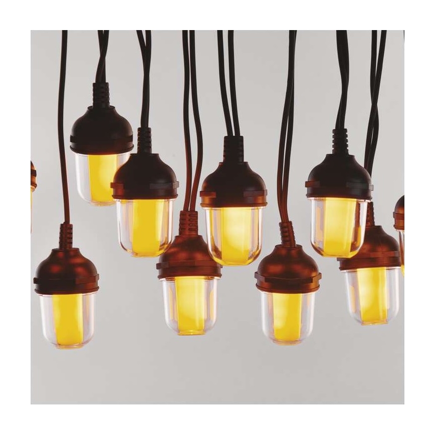 LED наружная декоративная гирлянда 100 светодиодов/9,5 м IP44