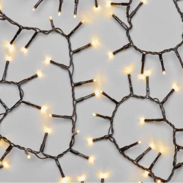 LED наружная гирлянда 600 светодиодов/17 м IP44 тёплый белый