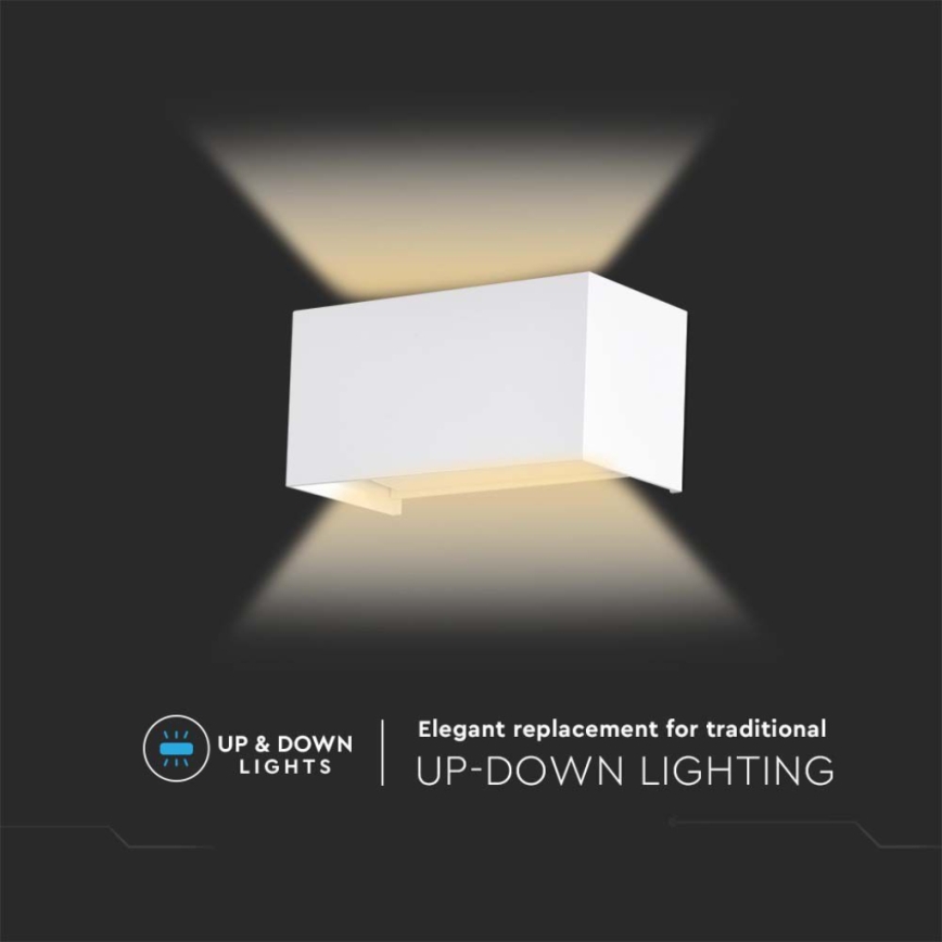 LED наружный настенный светильник LED/24W/230V 4000K IP65 белый