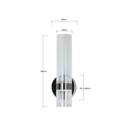 LED-настенный светильник AMBIENTE, 6 Вт/230 В, 3000/4000/6000 К, черный