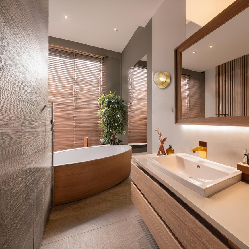 LED настенный светильник BOLLA LED/3W/230V золотой/дымчато-бежевый