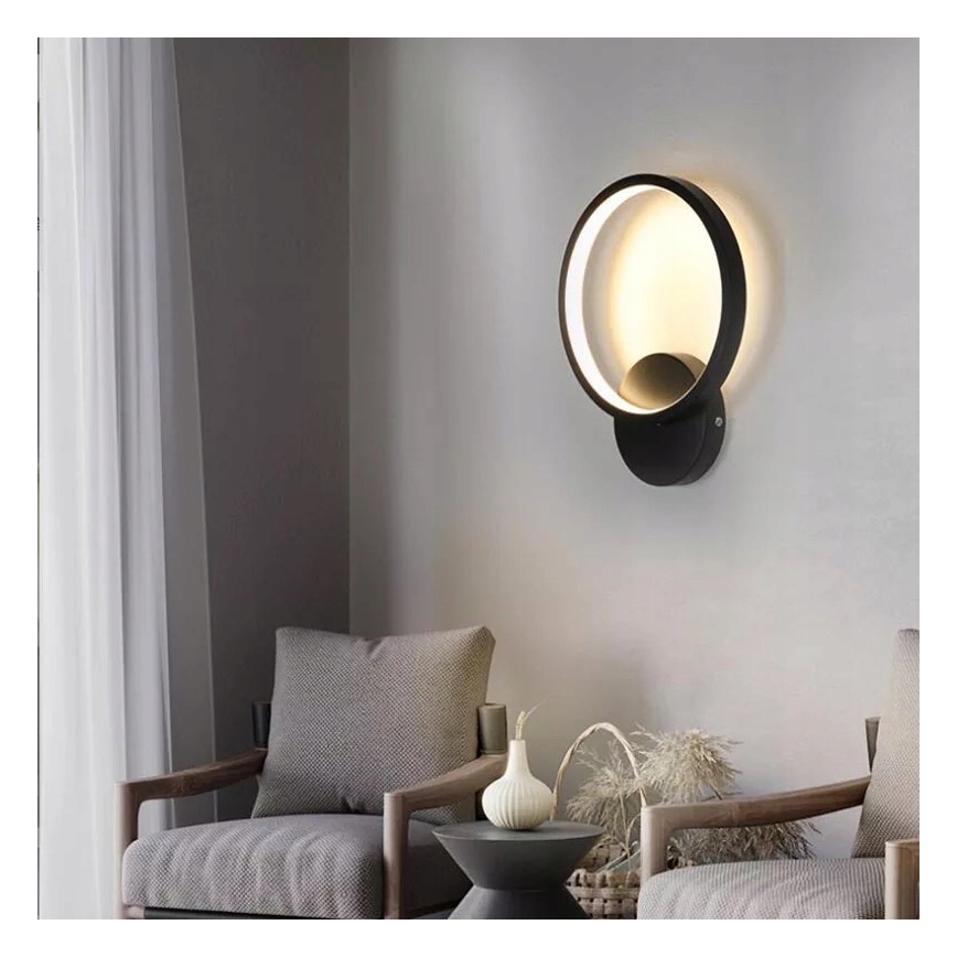 LED настенный светильник LED/14W/230V черный