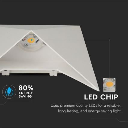LED настенный светильник LED/5W/230V 4000K IP65 белый