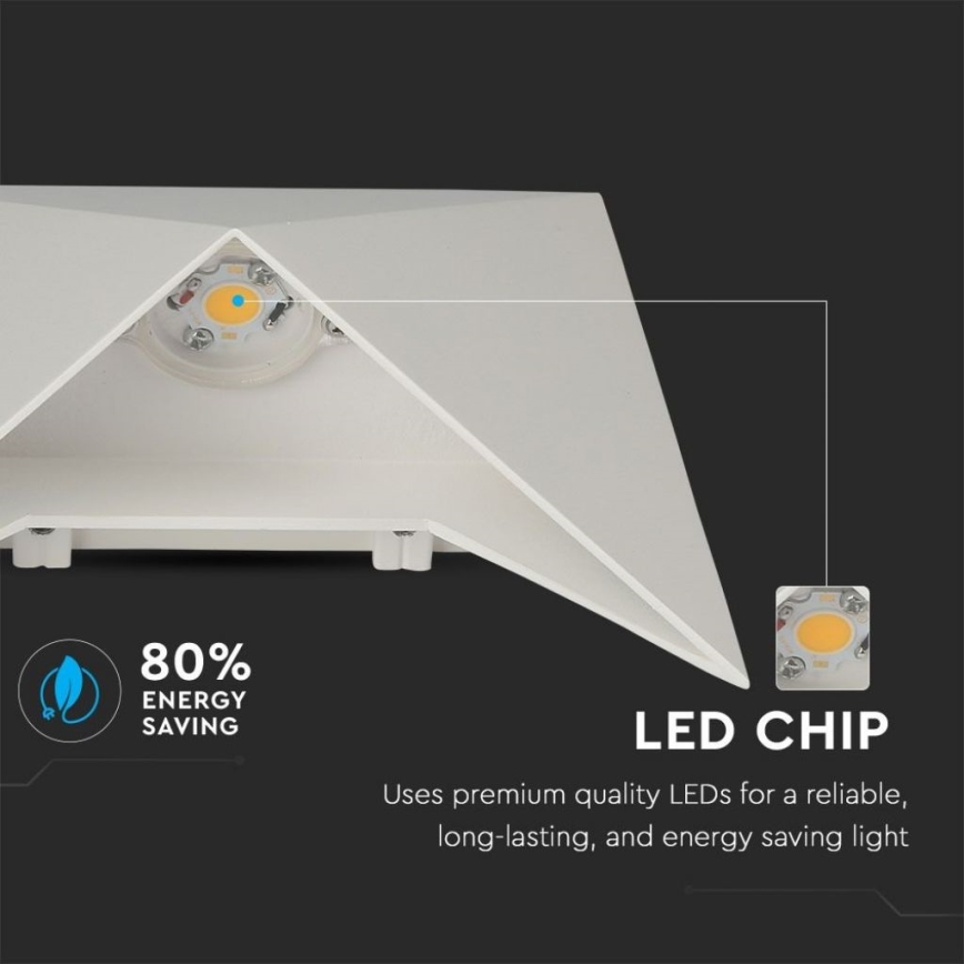 LED настенный светильник LED/5W/230V 4000K IP65 белый