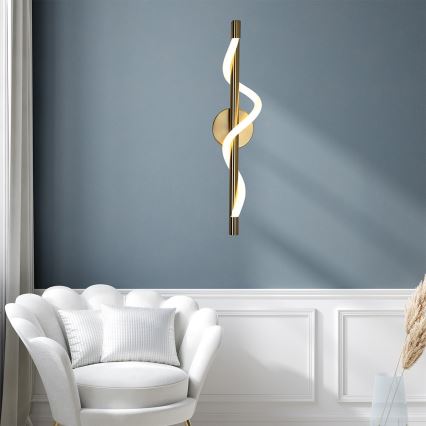 LED настенный светильник MELECA LED/12Вт/230В 3000/4000/6000К золотой