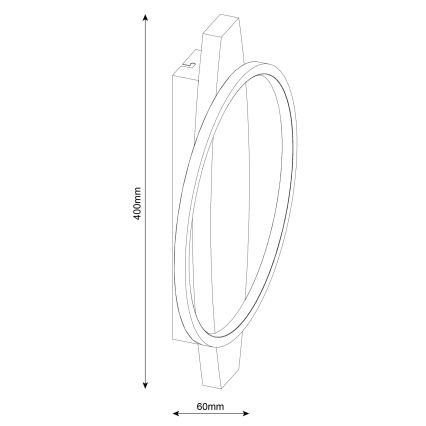 LED настенный светильник MELISA LED/12W/230V сосна