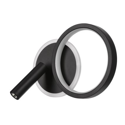 LED настенный точечный светильник MONET LED/16W/230V черный