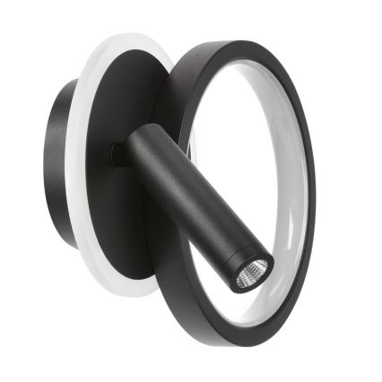 LED настенный точечный светильник MONET LED/16W/230V черный