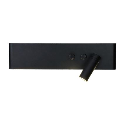 LED настенный точечный светильник RESORT LED/10W/230V + LED/3W черный правый