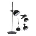 LED Настільна акумуляторна лампа з регулюванням яскравості 4в1 LED/3,5W/5V 3000/4000/6500K IP54 1800 mAh чорний