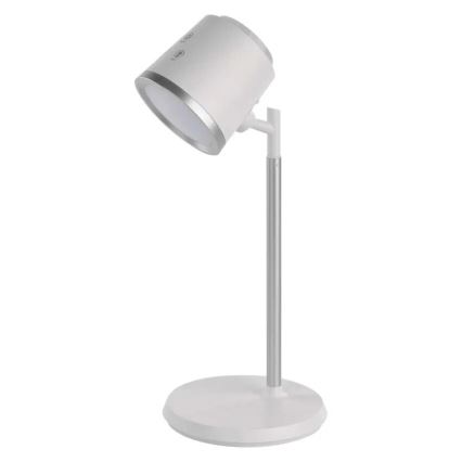 LED Настільна акумуляторна лампа з регулюванням яскравості 4в1 LED/6W/3,7V 3000K/4000K/6500K 1500mAh білий