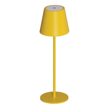 LED Настільна акумуляторна лампа з регулюванням яскравості INITA LED/1,2W/1800 mAh IP54 жовтий