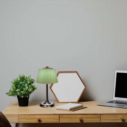 LED Настільна сенсорна акумуляторна лампа з регулюванням яскравості LED/1,5W/5V 3000/4000/6000K 1800 mAh зелений