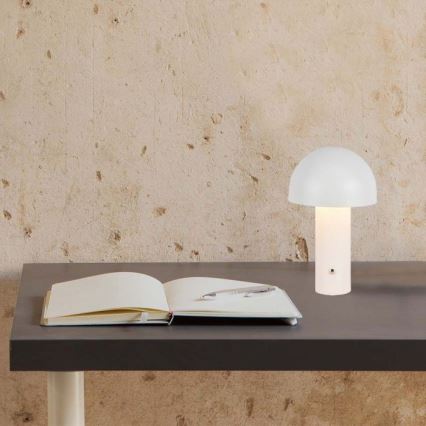LED Сенсорна настільна акумуляторна лампа з регулюванням яскравості LED/1W/5V 3000-6000K 1800 mAh білий