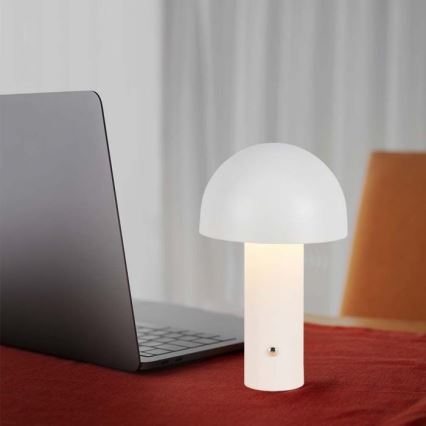 LED Сенсорна настільна акумуляторна лампа з регулюванням яскравості LED/1W/5V 3000-6000K 1800 mAh білий